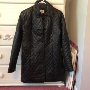 Neiman Marcus Black Leather Jacket
